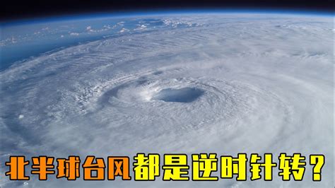北半球颱風旋轉方向